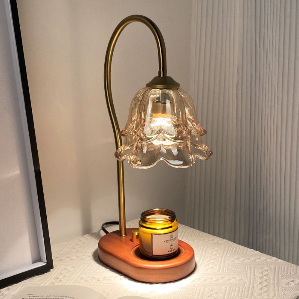 Home Fragrance French - مصباح تذويب الشمع الفرنسي القديم زنبق