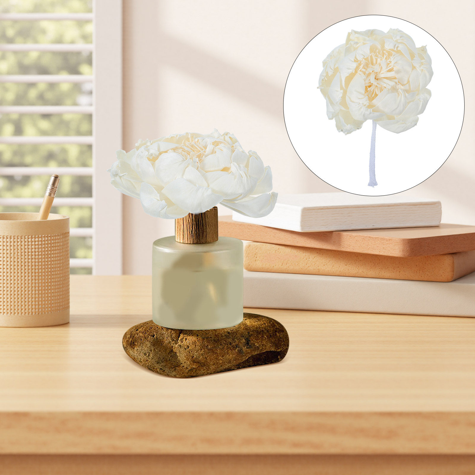 Home Fragrance Oil - موزع عطر برائحة زهرة الفاونيا 12