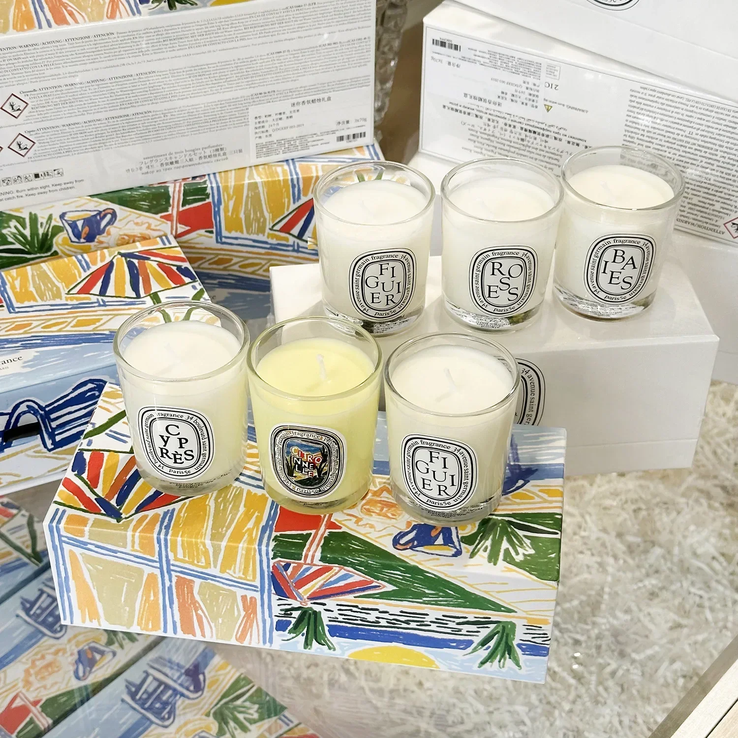 Home Fragrance French - شمعة عطرية، شموع معطرة بالنباتات الطبيعية،