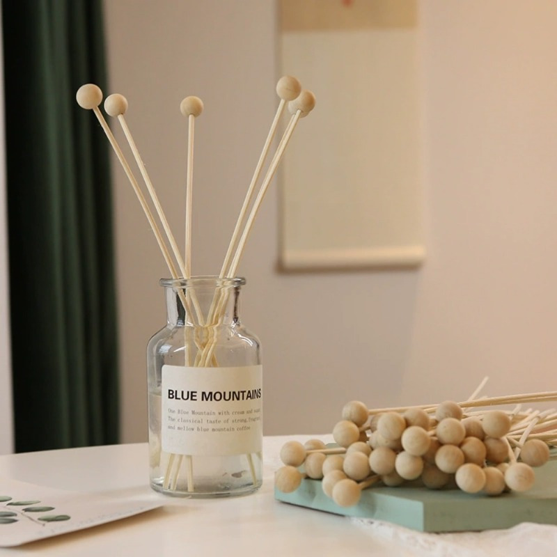 Home Fragrance Diffuser Sticks - 30 قطعة/الوحدة النار الخشب الكرة رائحة