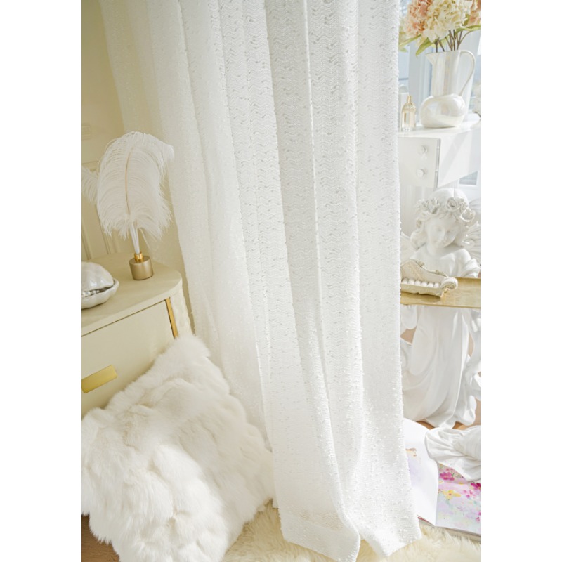 ستائر فرنسية بسيطة بيضاء صغيرة - مراجعة Home Fragrance French وسعره