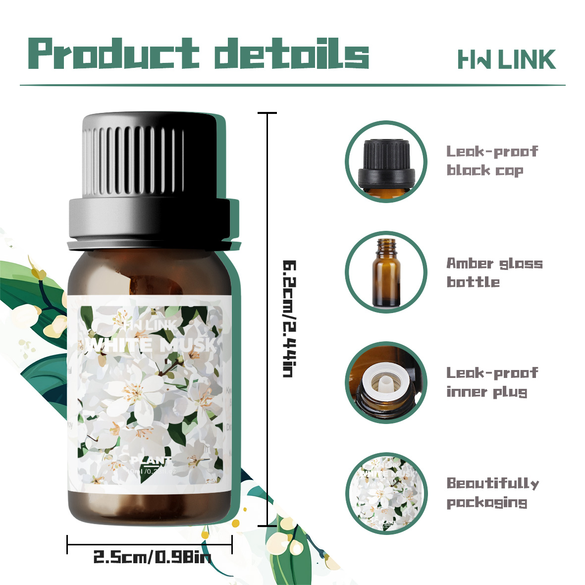 زيوت عطرية من المسك الأبيض 10  - مراجعة Home Fragrance Oil وسعره