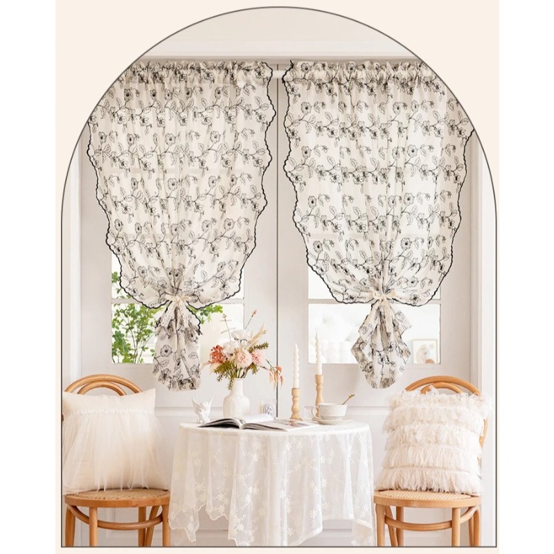 ستارة شبكية دانتيل بتصميم فرنس - مراجعة Home Fragrance French وسعره