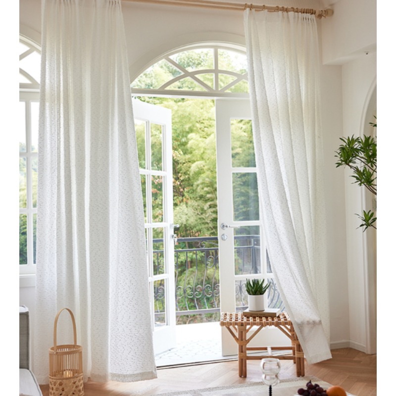 ستائر فرنسية بسيطة بيضاء صغيرة - مراجعة Home Fragrance French وسعره